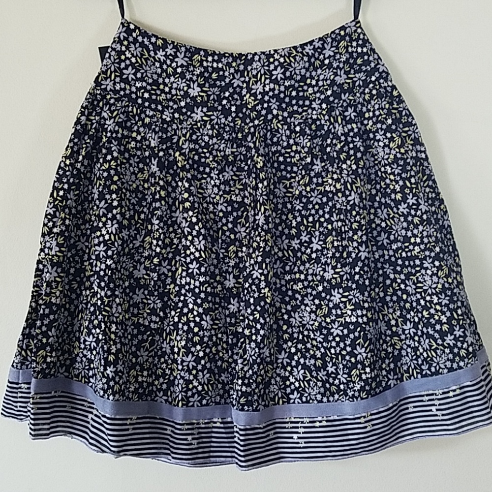 Printed & Striped Circle Skirt